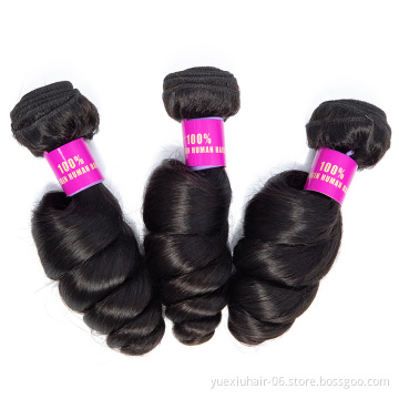 Wholesale Cuticle Aligned Raw Virgin Hair 10A Grade Unprocessed Loose Wave Hair Bundles